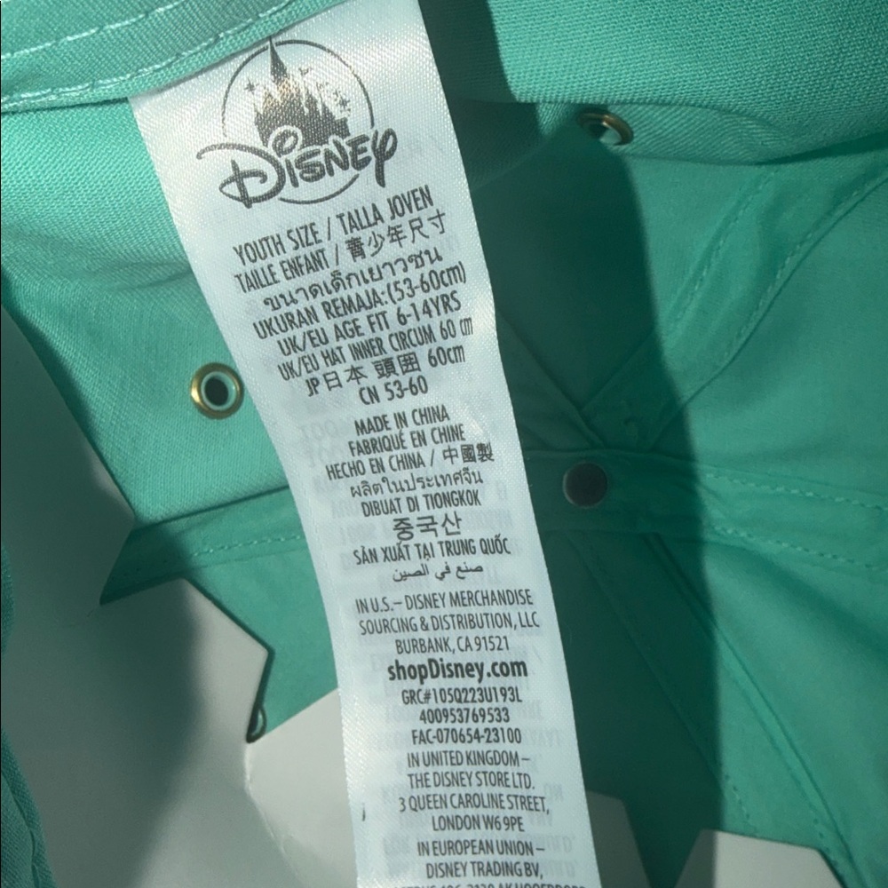 Disney Mint Green Mickey Mouse Hat - Picture 7 of 7